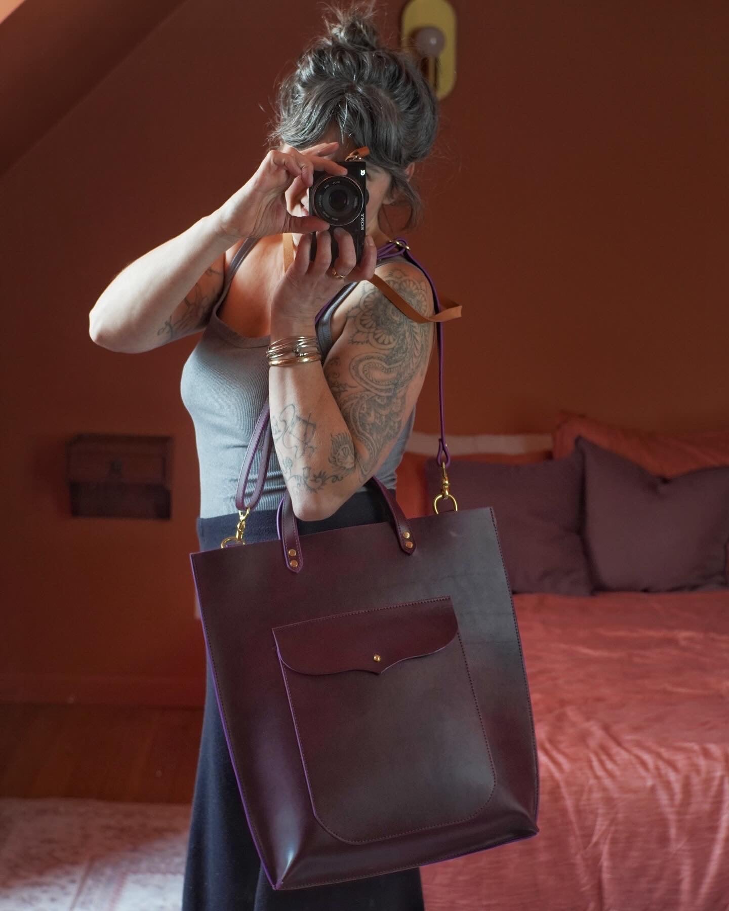 Vegetable Tanned Market Tote