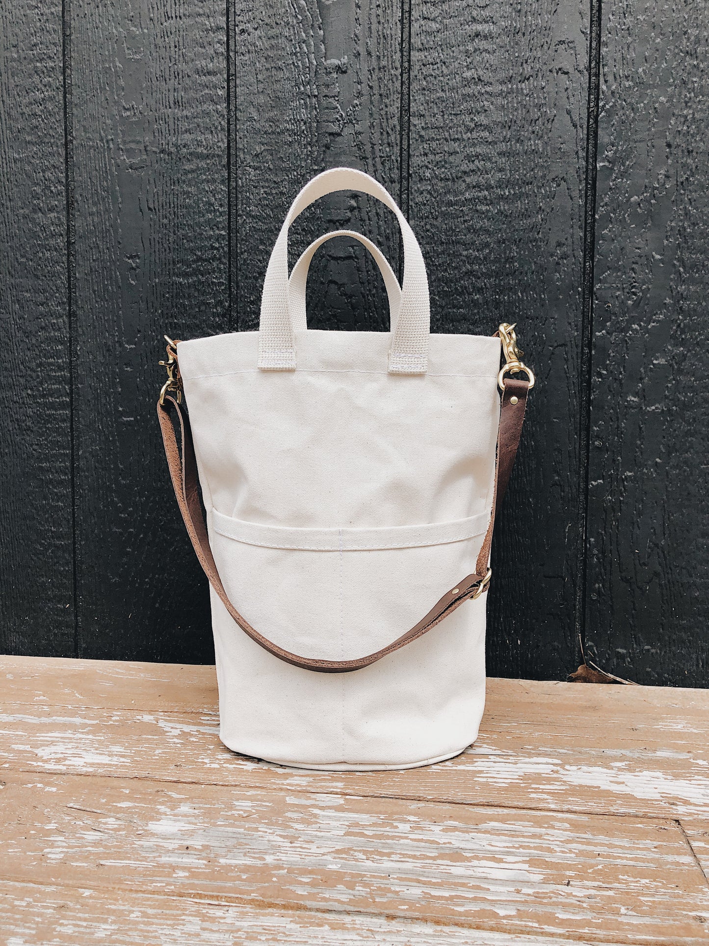 Canvas Bucket tote