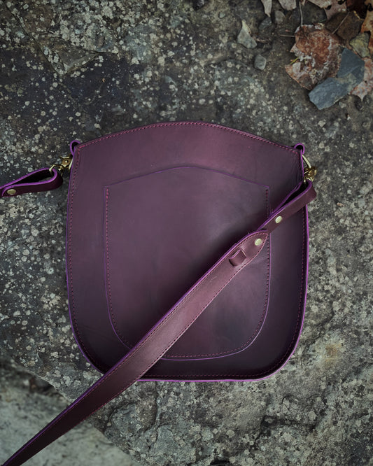 Eggplant Satchel Crossbody