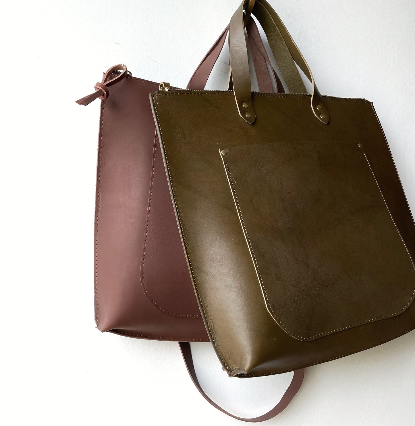 The Gunhild Medium Leather Tote Bag