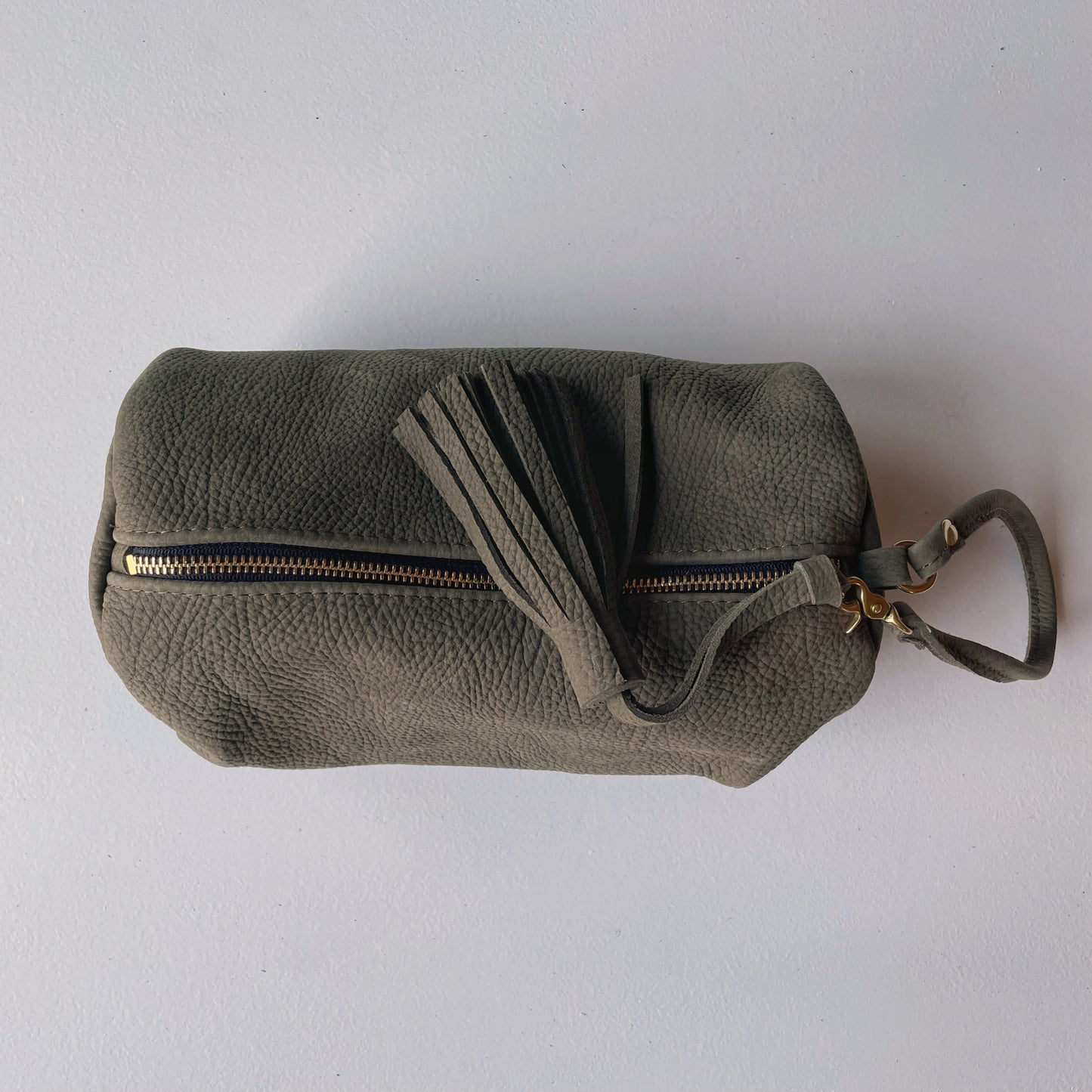 Nubuck Leather Travel Dopp Bags